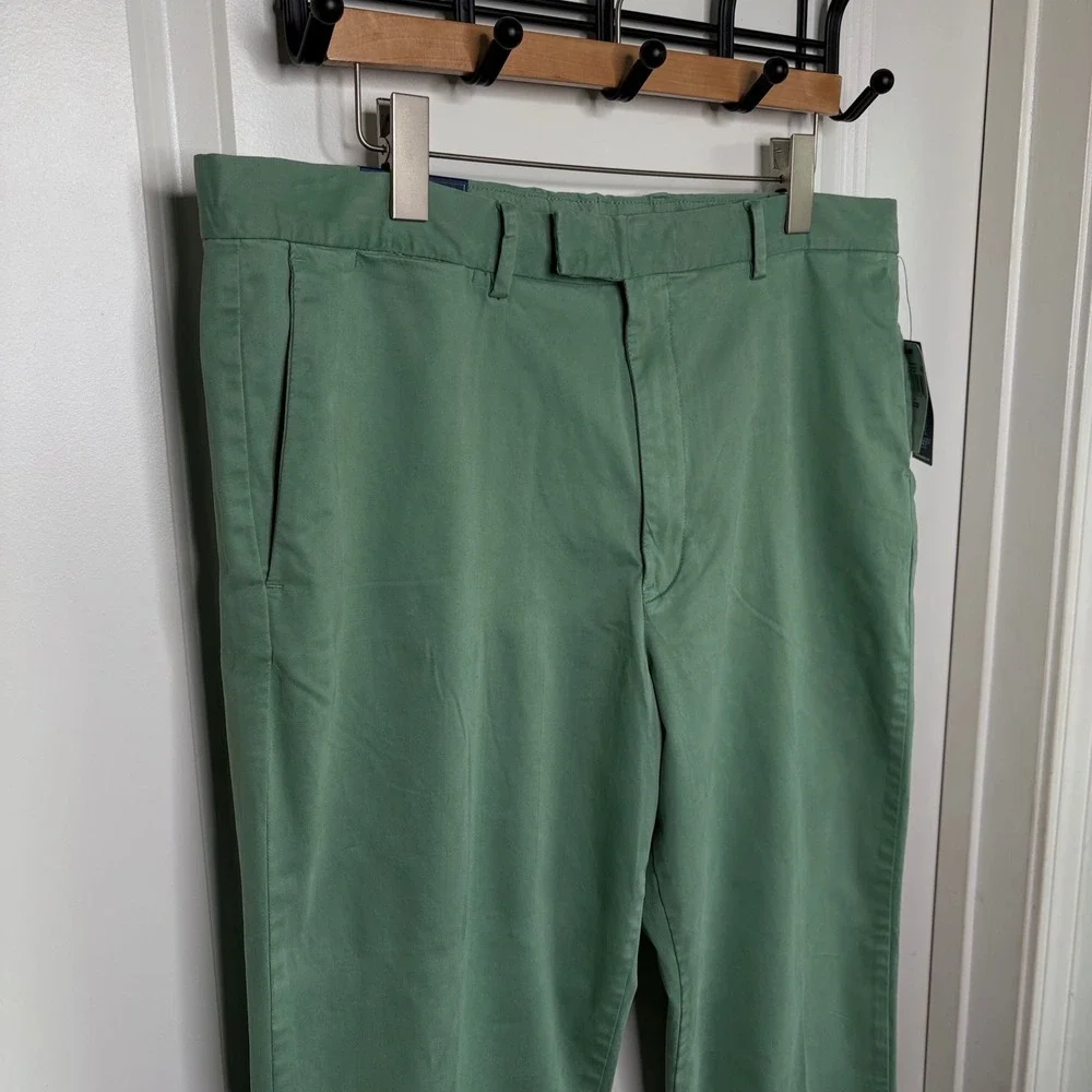 Polo Ralph Lauren Jarrett Pant Faded Mint Slim Fit Chino Mens 38x32 $198 NWT